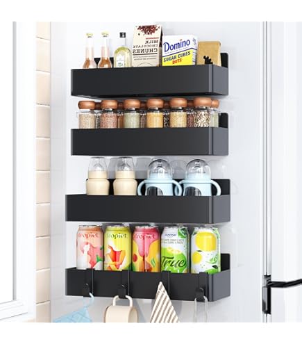 Amazon.com: Zevro Zero Gravity Magnetic Spice Rack with 12